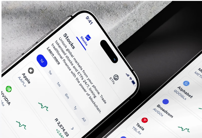Luno tokenized assets south africa landing page screenshot