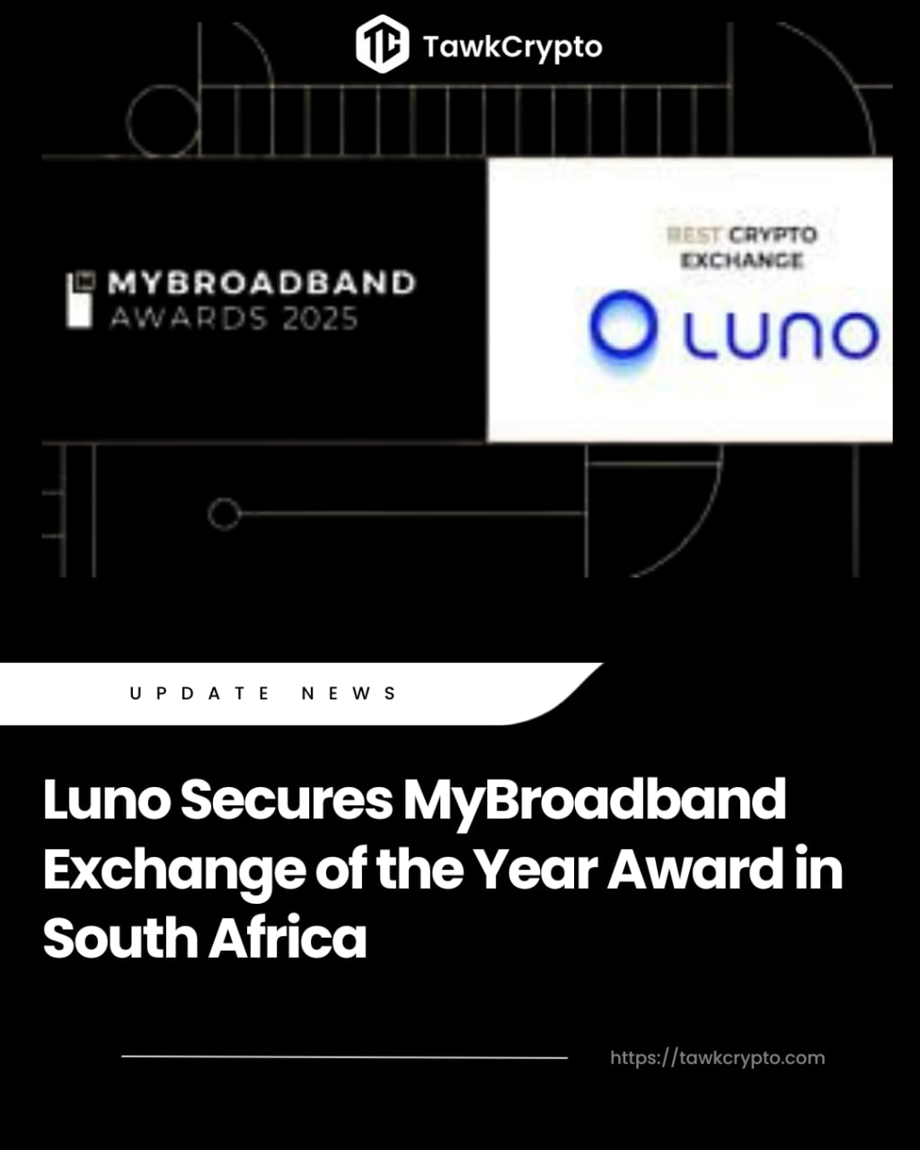 Luno Secures MyBroadband Exchange of the Year
